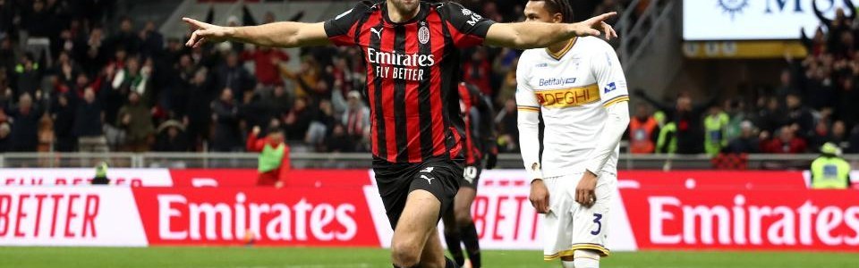 1-0！米兰20轮不败仍距国米3分 800万新援登场3分钟绝杀+加盟首球